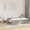 Image de vidaXL Cadre de lit sonoma gris 160x200 cm bois d'ingénierie, meuble de chambre à coucher, lit double, sommier, lit, cadre 3295644