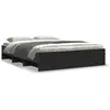Image de vidaXL Bedframe bewerkt hout zwart 150x200 cm3295647