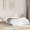 Image de vidaXL Cadre de lit blanc 140x200 cm bois d'ingénierie, meuble de chambre à coucher, lit double, sommier, lit, cadre de lit 3295653