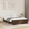 Image de vidaXL Cadre de lit chêne marron 140x200 cm bois d'ingénierie, meuble de chambre à coucher, lit double, sommier, lit, cadre 3295659