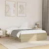 Image de vidaXL Cadre de lit chêne sonoma 120x200 cm bois d'ingénierie, meuble de chambre à coucher, lit double, sommier, lit, cadre 3295662