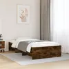 Image de vidaXL Bedframe zonder matras hout gerookt eikenkleurig 100x200 cm3295671