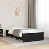 Image de vidaXL Bedframe bewerkt hout zwart 90x200 cm3295675