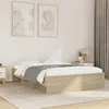 Image de vidaXL Cadre de lit chêne sonoma 140x190 cm bois d'ingénierie, meuble de chambre à coucher, lit double, sommier, lit, cadre 3295683