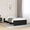 Image de vidaXL Bedframe bewerkt hout zwart 75x190 cm3295710