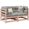 Image de Salon de jardin modulable vidaxl 2 pieces bois massif 70 x 70 x 67 cm 2 personnes