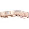 Image de Salon de jardin modulable vidaxl 6 pieces bois massif 70 x 70 x 67 cm 2 personnes