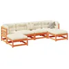 Image de Salon de jardin modulable VIDAXL bois massif beige 6 pieces x 70 x 67 6 personnes