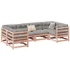 Image de Salon de jardin modulable GENERIQUE bois massif vert 6 personnes 70 x 70 x 67 cm 6 pieces