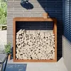 Image de VidaXL Étagère à bois 100x40x100 cm acier résistant aux intempéries