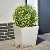 Image de vidaXL Jardinière 40x40x40 cm acier inoxydable, jardinière d'extérieur, boîte à fleurs, boîte de jardin, jardinière de 851060