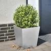 Image de vidaXL Jardinière 40x40x40 cm acier inoxydable, jardinière d'extérieur, boîte à fleurs, boîte de jardin 851062