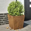 Image de vidaXL Jardinières 2 pcs 40x40x40 cm acier corten, jardinière d'extérieur, boîte à fleurs, boîte de jardin, jardinière de 851065