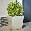 Image de vidaXL Jardinières 2 pcs 50x50x50 cm acier inoxydable, jardinière d'extérieur, boîte à fleurs, boîte de jardin, jardinière 851075