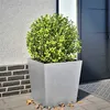 Image de vidaXL Jardinière 50x50x50 cm acier galvanisé, jardinière d'extérieur, boîte à fleurs, boîte de jardin, jardinière de patio, 851076