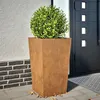 Image de vidaXL Jardinière 45x45x75 cm acier corten, jardinière d'extérieur, boîte à fleurs, boîte de jardin, jardinière de patio, 851106