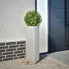 Image de vidaXL Jardinière triangulaire 30x26x75 cm acier galvanisé 851153