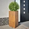 Image de vidaXL Jardinières 2 pcs triangulaire 50x43x75 cm acier corten 851184