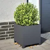 Image de vidaXL Jardinière anthracite 40x40x40 cm acier, planteur, jardinière de patio, bac à fleurs, jardinière d'extérieur, boîte à 851203