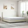 Image de Matelas mousse 200x200 cm vidaxl accueil ferme soutien ferme epaisseur 17 cm 5 zones housse de matelas