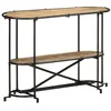 Image de vidaXL Table console 110x42x76 cm bois massif de manguier brut, bout de canapé, table console de couloir, table console de 4013500