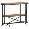 Image de vidaXL Table console 110x42x76 cm bois massif d'acacia, bout de canapé, table console de couloir, table console de salon, 4013501