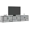 Image de vidaXL Meuble TV sonoma gris 210x35x41 cm bois d'ingénierie, support TV, buffet TV, meuble multimédia, banc TV, meuble hifi, 3300793