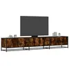 Image de vidaXL Meuble TV chêne fumé 240x35x41 cm bois d'ingénierie, support TV, buffet TV, meuble multimédia, banc TV, meuble hifi, 3300797