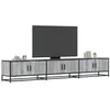 Image de vidaXL Meuble TV sonoma gris 240x35x41 cm bois d'ingénierie, support TV, buffet TV, meuble multimédia, banc TV, meuble hifi, 3300798