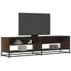 Image de vidaXL Meuble TV chêne marron 180,5x40x46 cm bois d'ingénierie, support TV, buffet TV, meuble multimédia, banc TV, meuble 3300804