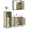 Image de vidaXL Ensemble de meubles de salle de bain 3 pcs chêne sonoma, armoire de salle de bain, placard de salle de bain, meuble 3300946