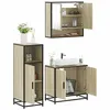 Image de Ensemble de meubles de salle de bain 3 pcs chêne sonoma
