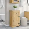 Image de vidaXL Armoire de salle de bain Corona 45x33x80 cm bois de pin massif, armoire de rangement de salle de bain, placard de 4013400