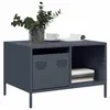 Image de vidaXL Table basse anthracite 68,5x50x43,5 cm acier laminé à froid 851282