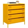 Image de Buffet jaune moutarde 68x39x73,5 cm acier laminé à froid