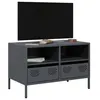 Image de vidaXL Meuble TV anthracite 68x39x43,5 cm acier laminé à froid 851318