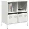 Image de Buffet blanc 68x39x73,5 cm acier laminé à froid
