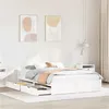 Image de vidaXL Bedframe zonder matras massief grenenhout wit 140x190 cm3301681
