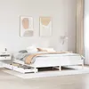 Image de vidaXL Cadre de lit blanc 180x200 cm bois de pin massif, meuble de chambre à coucher, sommier, lit en bois, lit, lit double, 3301702