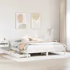 Image de vidaXL Bedframe zonder matras massief grenenhout wit 200x200 cm3301816