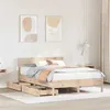 Image de vidaXL Cadre de lit avec tête de lit 120x190 cm bois de pin massif, meuble de chambre à coucher, sommier, lit en bois, lit, 3301884