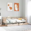 Image de vidaXL Lit de jour avec tiroirs sans matelas 90x190 cm bois massif 3302142