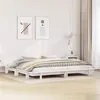 Image de vidaXL Bedframe zonder matras massief grenenhout wit 200x200 cm3302262