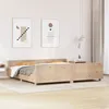 Image de vidaXL Cadre de lit avec tête de lit 180x200 cm bois de pin massif, lit, mobilier de chambre à coucher, lit en bois, lit 3302273