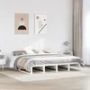Image de vidaXL Bedframe zonder matras massief grenenhout wit 200x200 cm3302322