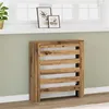 Image de Cache radiateur chêne artisanal 78x20x82 cm bois d ingénierie