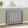 Image de vidaXL Cache-radiateur sonoma gris 104x20x82 cm bois d'ingénierie, bouchon de radiateur, cache-radiateur haut, radiateur à 852740