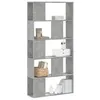 Image de vidaXL Bibliothèque 5 niveaux gris béton bois d'ingénierie852774