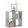 Image de vidaXL Bibliothèque gris béton 68,5x32x68,5 cm bois d'ingénierie852828