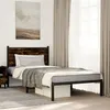 Image de vidaXL Bedframe zonder matras metaal gerookt eikenkleurig 107x203 cm4007663